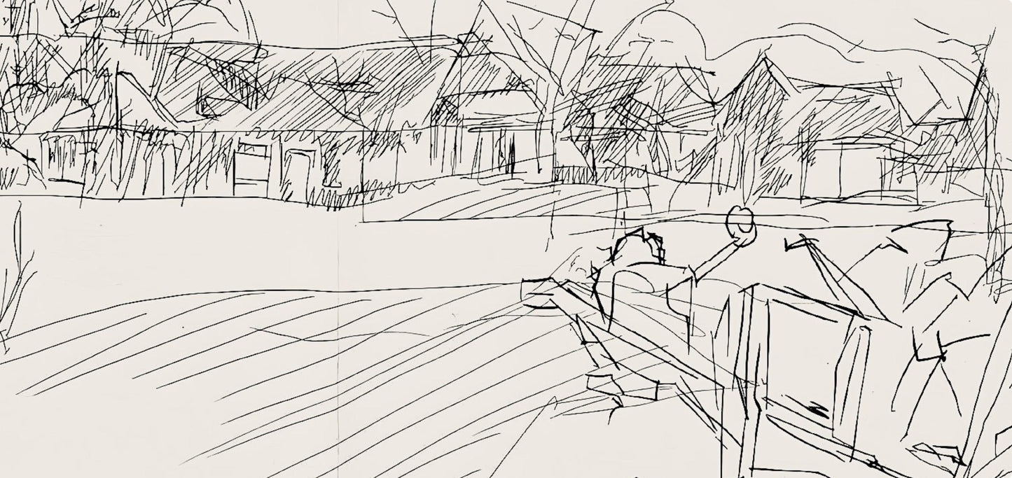 Jacques Villon, Composition (Ginestet/Pouillon 42-64), Hsiode, Les Travaux Et Les Jours, Etching