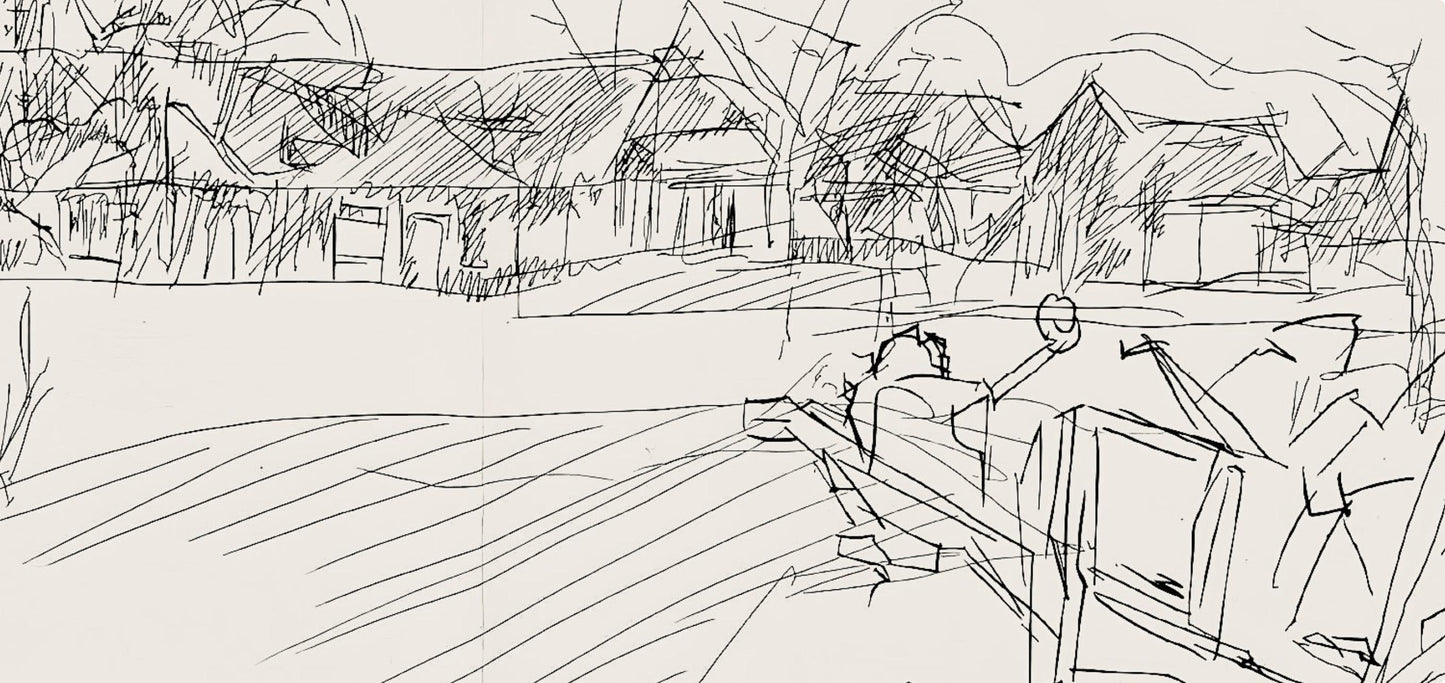 Jacques Villon, Composition (Ginestet/Pouillon 42-64), Hsiode, Les Travaux Et Les Jours, Etching