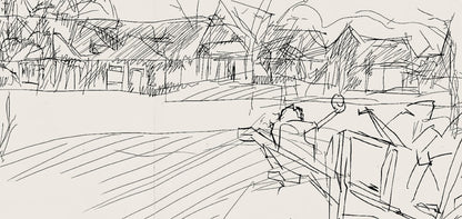 Jacques Villon, Composition (Ginestet/Pouillon 42-64), Hsiode, Les Travaux Et Les Jours, Etching