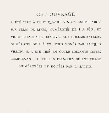 Jacques Villon, Composition (Ginestet/Pouillon 42-64), Hsiode, Les Travaux Et Les Jours, Etching