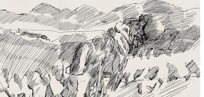 Jacques Villon, Composition (Ginestet/Pouillon 42-64), Hsiode, Les Travaux Et Les Jours, Etching