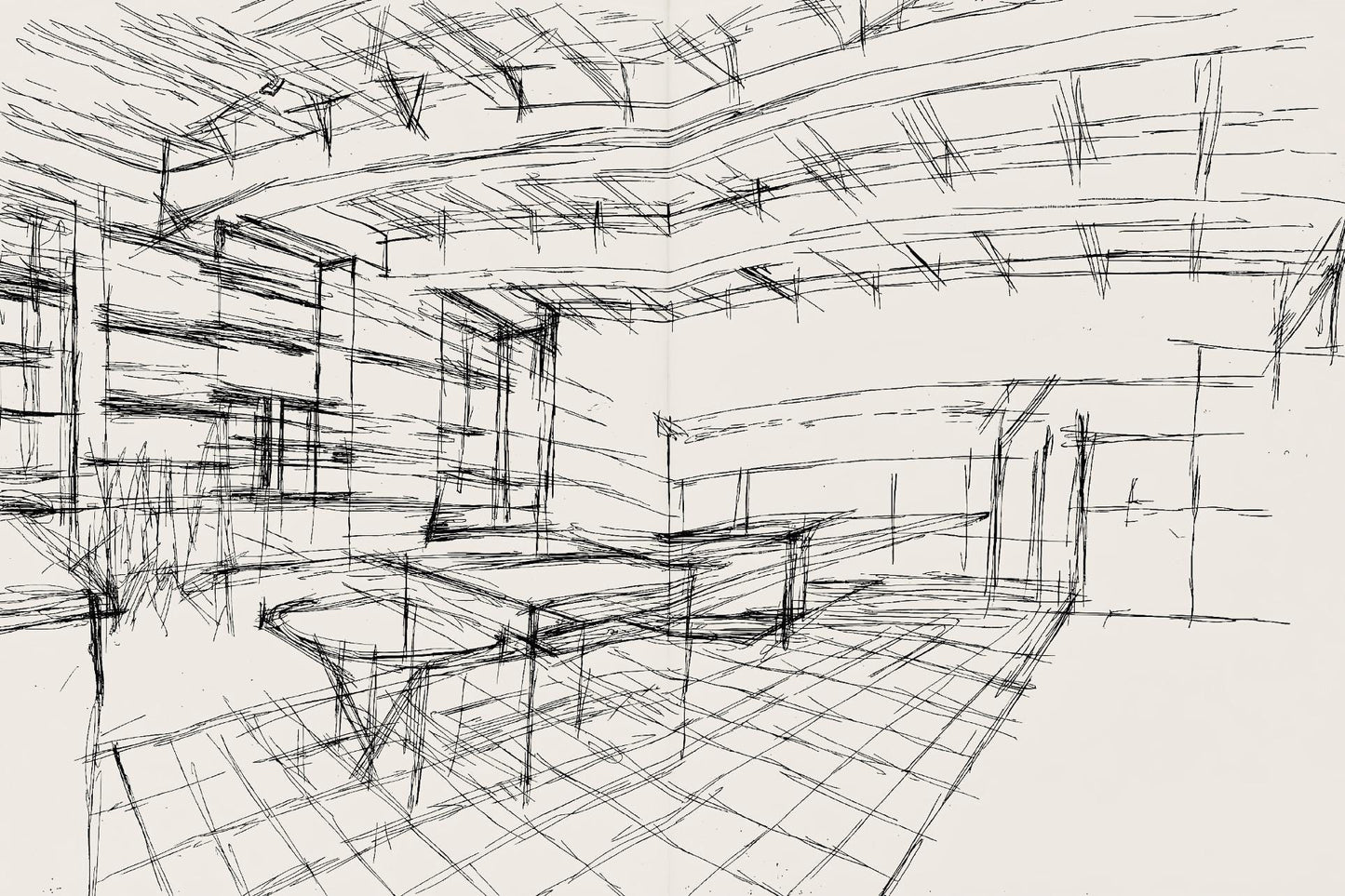 Jacques Villon, Composition (Ginestet/Pouillon 42-64), Hsiode, Les Travaux Et Les Jours, Etching