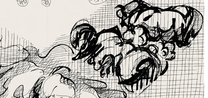 Jacques Villon, Composition (Ginestet/Pouillon 42-64), Hsiode, Les Travaux Et Les Jours, Etching