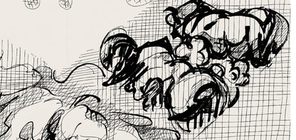 Jacques Villon, Composition (Ginestet/Pouillon 42-64), Hsiode, Les Travaux Et Les Jours, Etching