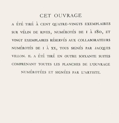 Jacques Villon, Composition (Ginestet/Pouillon 42-64), Hsiode, Les Travaux Et Les Jours, Etching