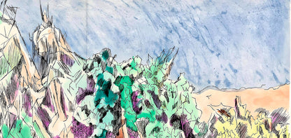 Jacques Villon, Composition (Ginestet/Pouillon 42-64), Hsiode, Les Travaux Et Les Jours, Etching