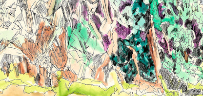 Jacques Villon, Composition (Ginestet/Pouillon 42-64), Hsiode, Les Travaux Et Les Jours, Etching