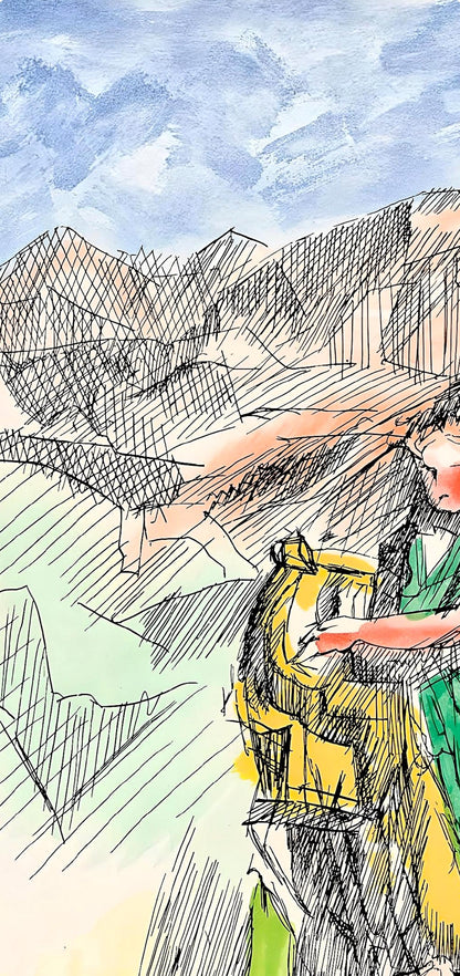 Jacques Villon, Composition (Ginestet/Pouillon 42-64), Hsiode, Les Travaux Et Les Jours, Etching