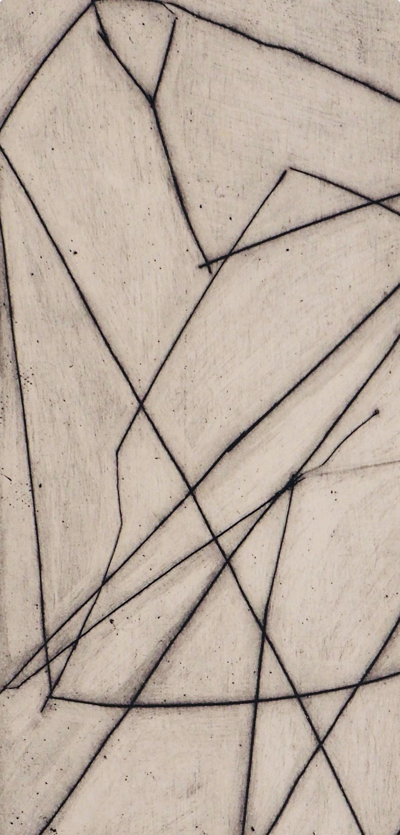 Paroles I peintes Etching Labyrinthe mile Gilioli