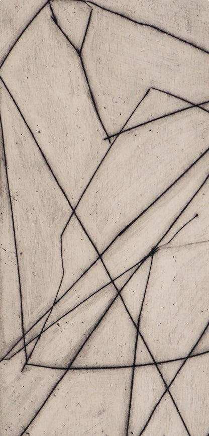 Paroles I peintes Etching Labyrinthe mile Gilioli
