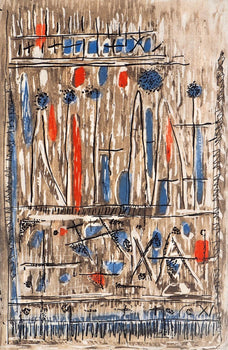 Roger Bissire, Centro, Paroles Peintes I, Etching