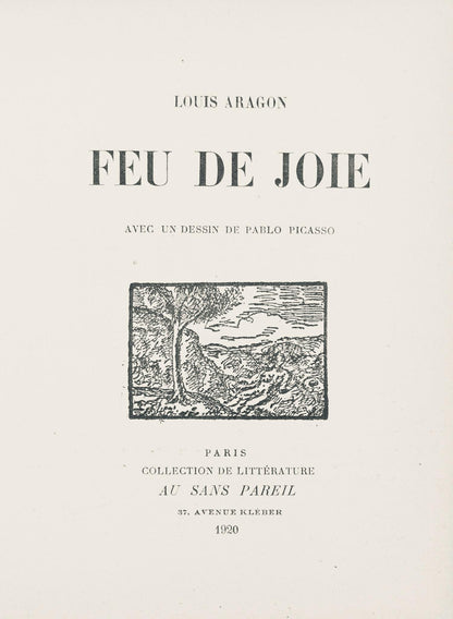 Pablo Picasso, Composition (Horodisch: No. D5; Orozco No. 17), Feu De Joie, Woodcut