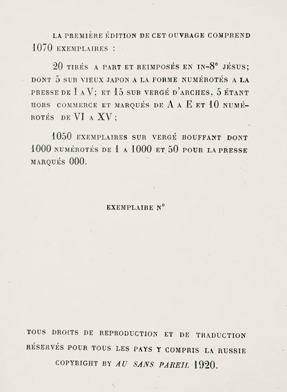 Pablo Picasso, Composition (Horodisch: No. D5; Orozco No. 17), Feu De Joie, Woodcut
