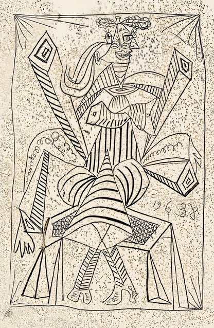 Pablo Picasso, Composition (Cramer 30; Horodisch D14; Bloch 307; Matarasso 28), Lithograph