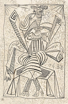 Pablo Picasso, Composition (Cramer 30; Horodisch D14; Bloch 307; Matarasso 28), Lithograph