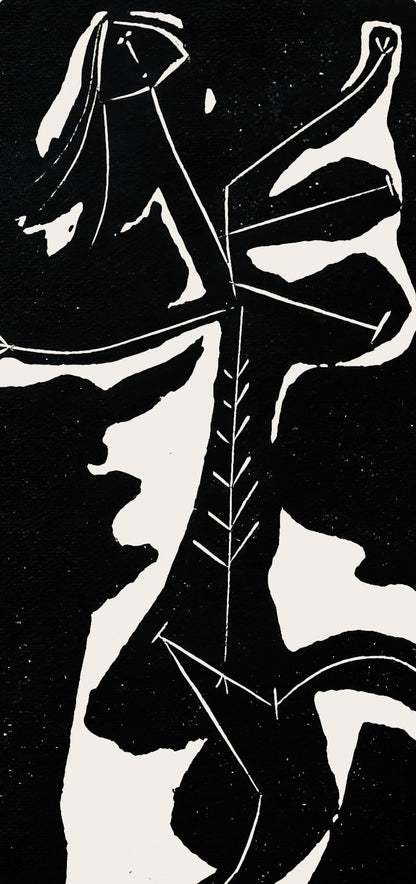 Pablo Picasso, Composition (Cramer 36; Bloch 360; Horodisch A6), Non Vouloir, Zincograph