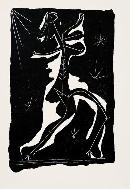 Pablo Picasso, Composition (Cramer 36; Bloch 360; Horodisch A6), Non Vouloir, Zincograph