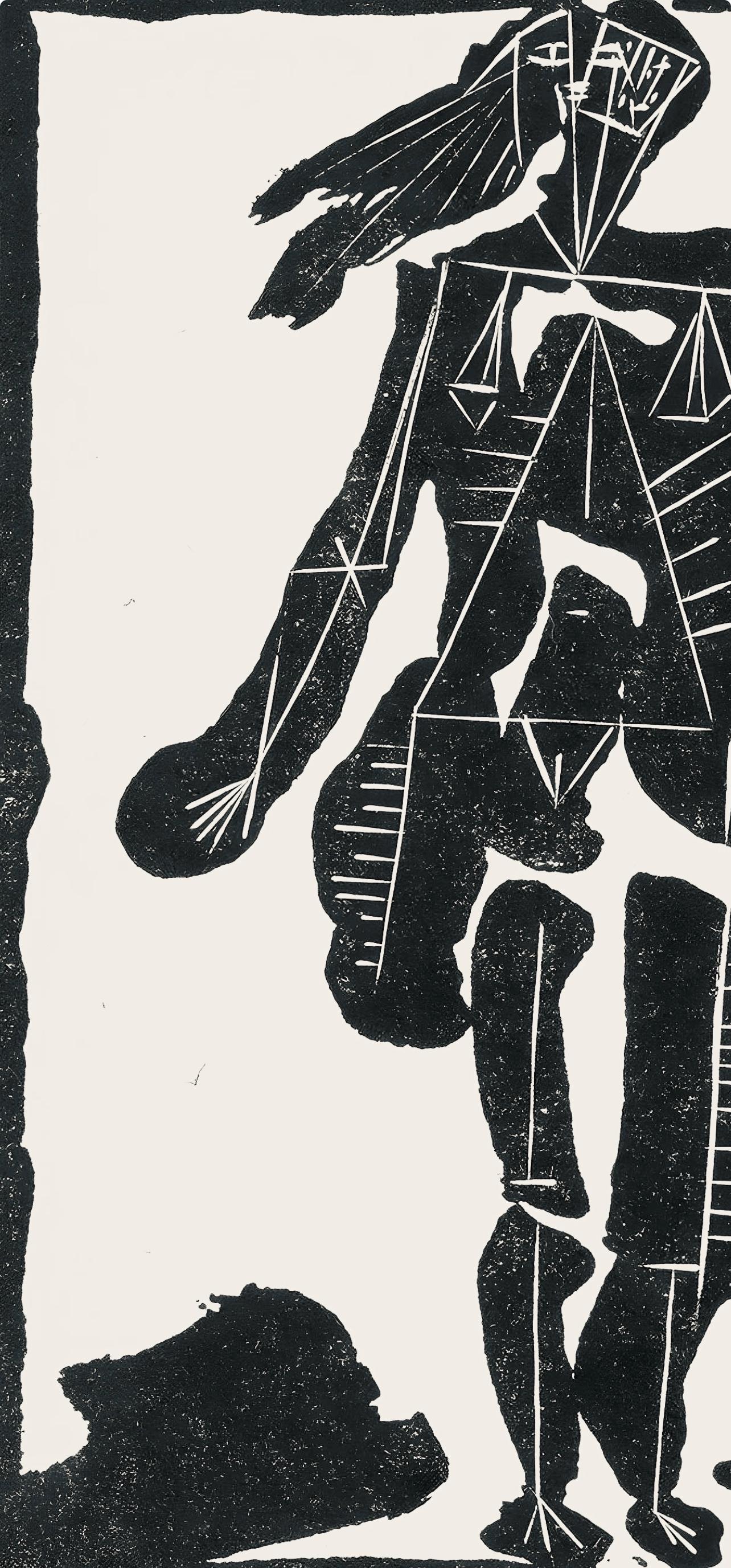 Pablo Picasso, Composition (Cramer 36; Bloch 360; Horodisch A6), Non Vouloir, Zincograph