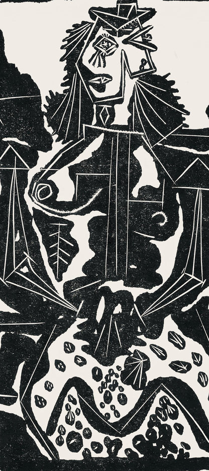 Pablo Picasso, Composition (Cramer 36; Bloch 360; Horodisch A6), Non Vouloir, Zincograph