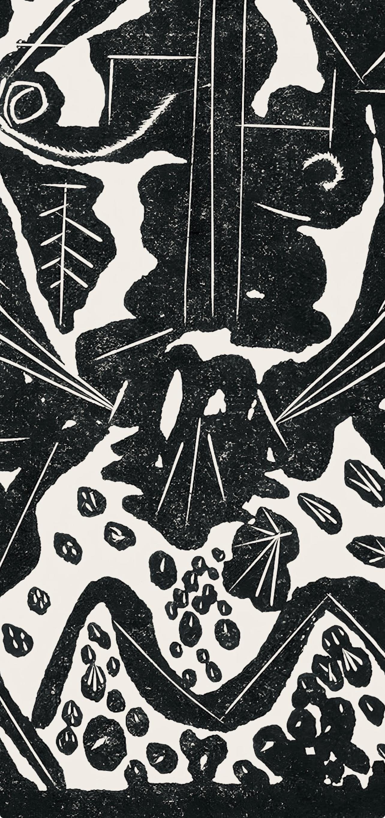 Pablo Picasso, Composition (Cramer 36; Bloch 360; Horodisch A6), Non Vouloir, Zincograph