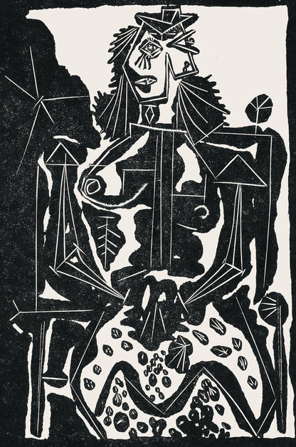 Pablo Picasso, Composition (Cramer 36; Bloch 360; Horodisch A6), Non Vouloir, Zincograph