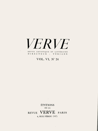 Marc Chagall, Composition, Contes De Boccace, Verve: Revue Artistique Et Littraire, Lithograph