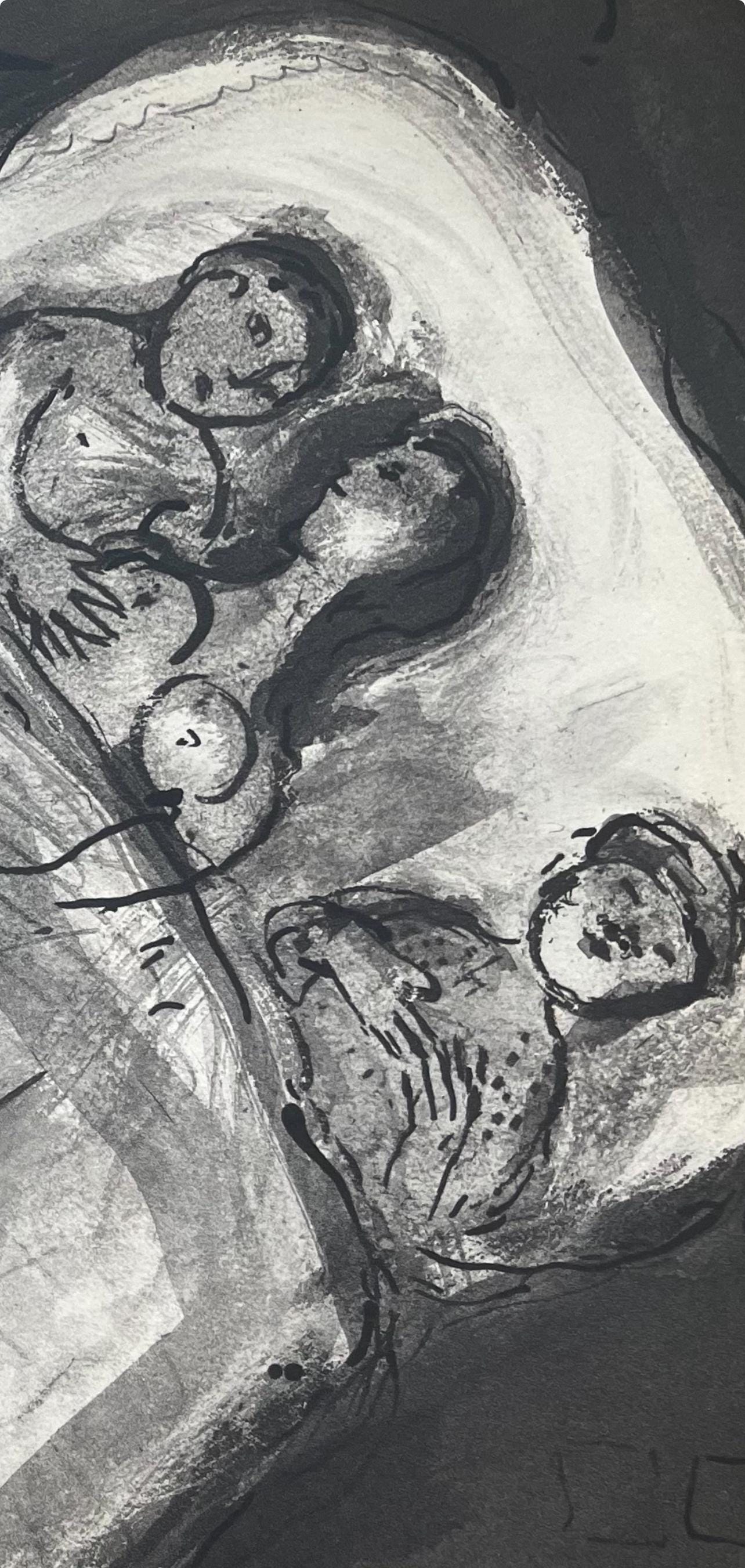 Marc Chagall, Composition, Contes De Boccace, Verve: Revue Artistique Et Littraire, Lithograph