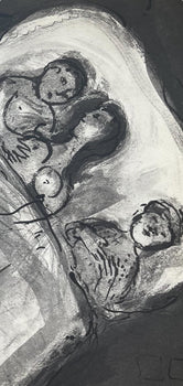 Marc Chagall, Composition, Contes De Boccace, Verve: Revue Artistique Et Littraire, Lithograph