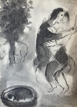 Marc Chagall, Composition, Contes De Boccace, Verve: Revue Artistique Et Littraire, Lithograph