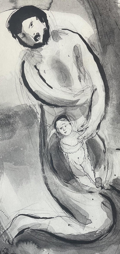 Marc Chagall, Composition, Contes De Boccace, Verve: Revue Artistique Et Littraire, Lithograph