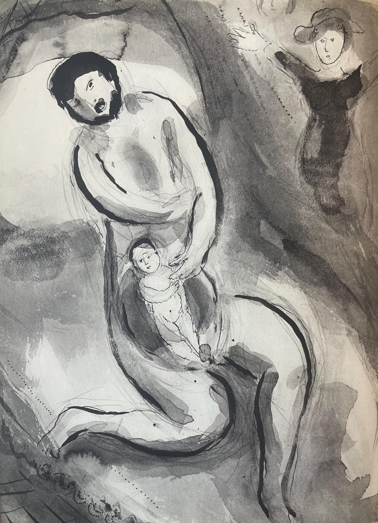 Marc Chagall, Composition, Contes De Boccace, Verve: Revue Artistique Et Littraire, Lithograph