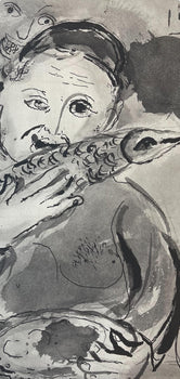 Marc Chagall, Composition, Contes De Boccace, Verve: Revue Artistique Et Littraire, Lithograph