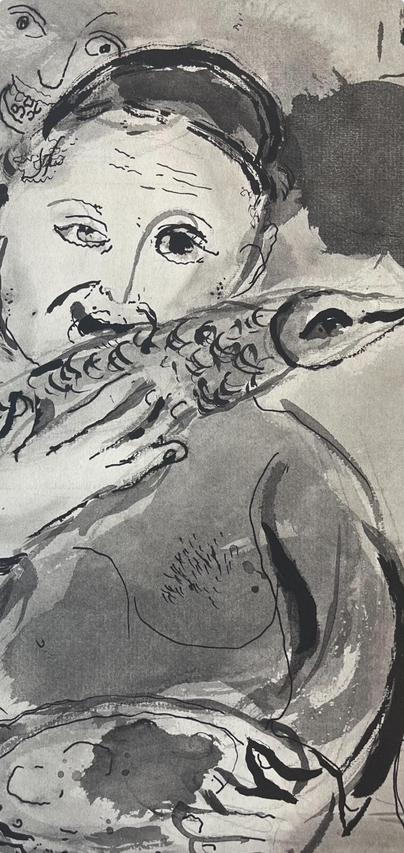Marc Chagall, Composition, Contes De Boccace, Verve: Revue Artistique Et Littraire, Lithograph