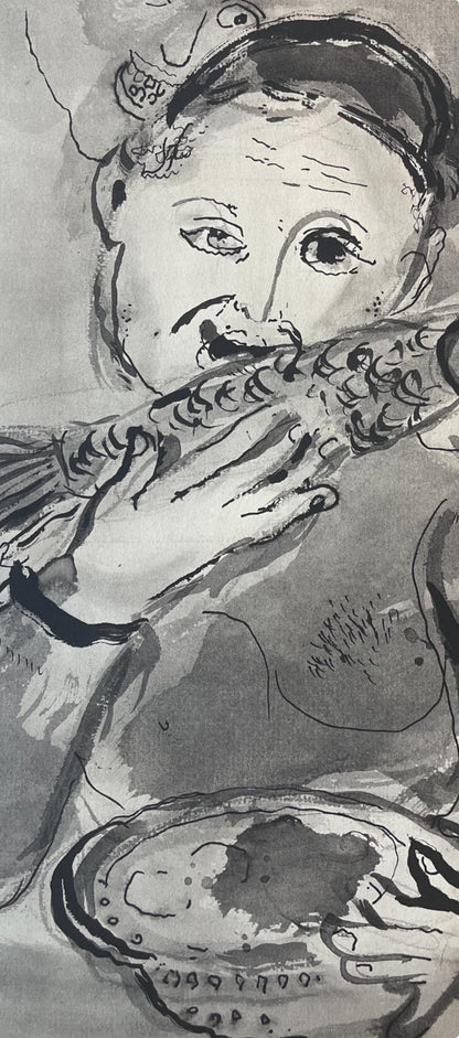 Marc Chagall, Composition, Contes De Boccace, Verve: Revue Artistique Et Littraire, Lithograph