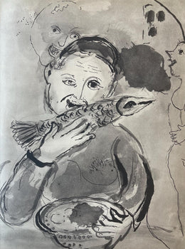 Marc Chagall, Composition, Contes De Boccace, Verve: Revue Artistique Et Littraire, Lithograph