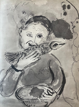 Marc Chagall, Composition, Contes De Boccace, Verve: Revue Artistique Et Littraire, Lithograph
