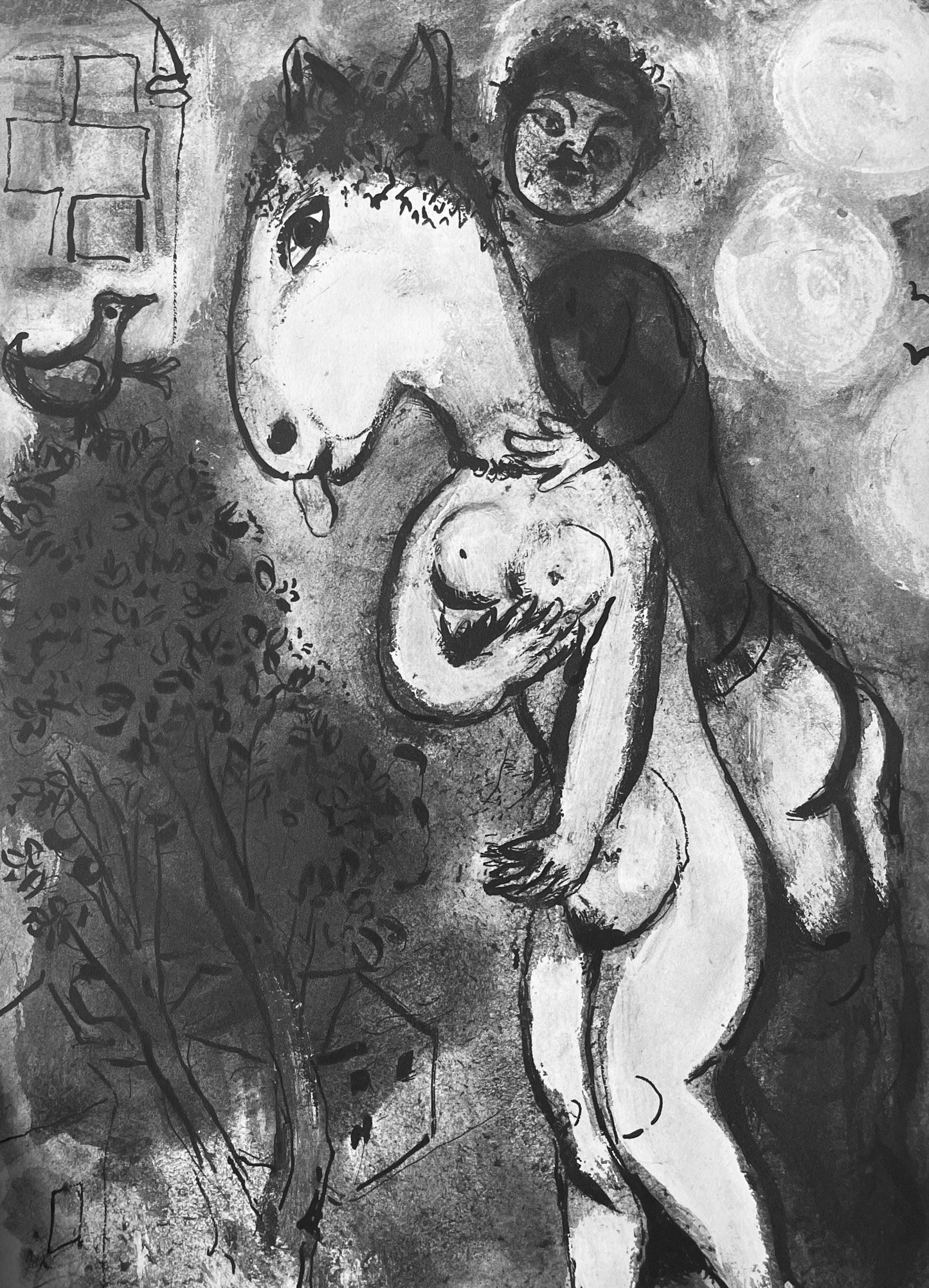 Marc Chagall, Composition, Contes De Boccace, Verve: Revue Artistique Et Littraire, Lithograph