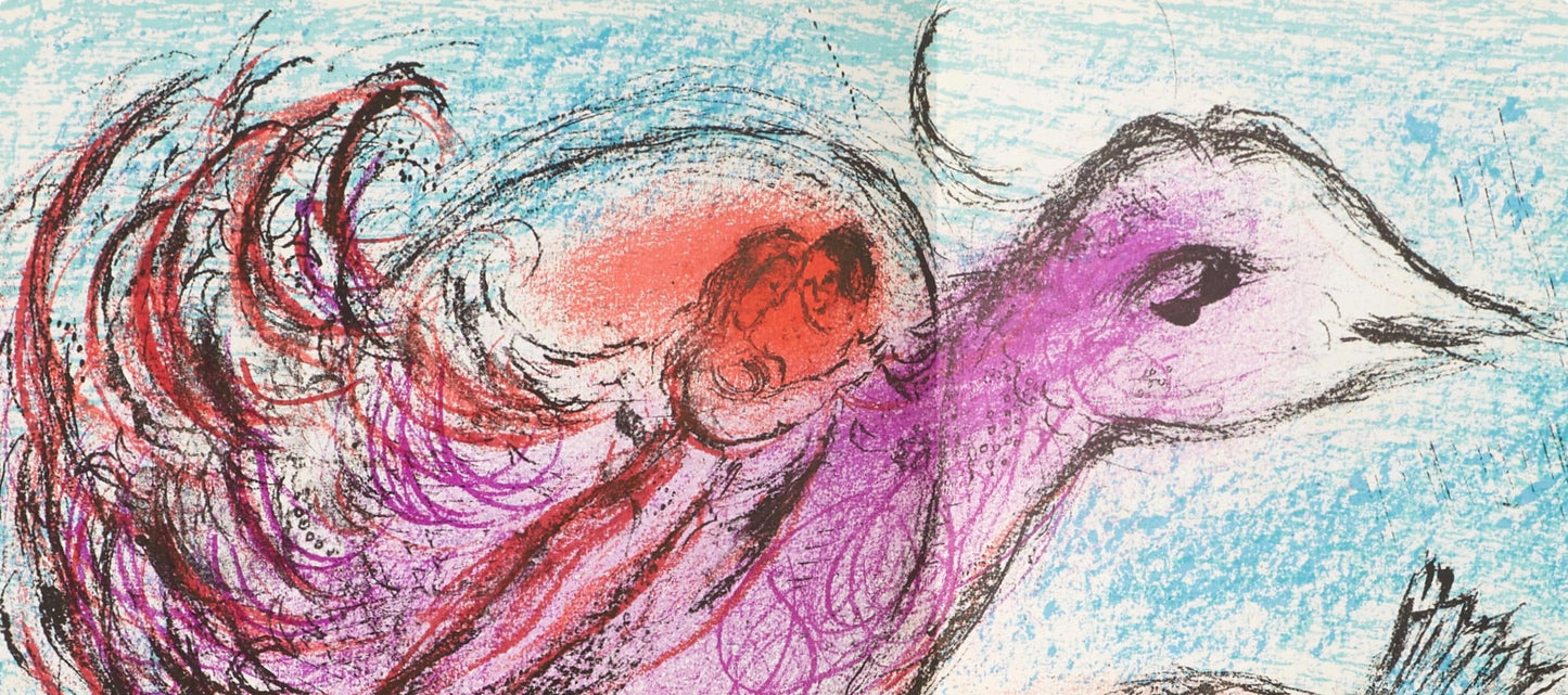 Marc Chagall, Composition (Cramer 50; Mourlot 356), Derrire Le Miroir, Lithograph