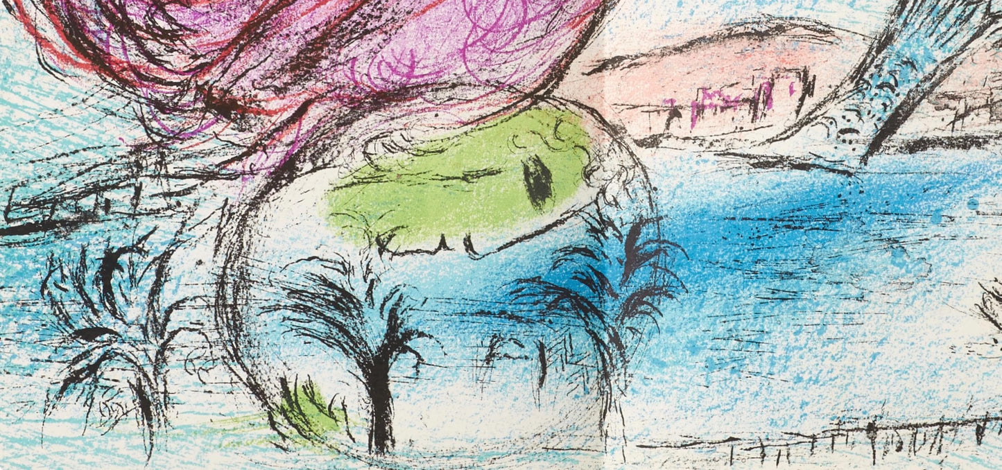 Marc Chagall, Composition (Cramer 50; Mourlot 356), Derrire Le Miroir, Lithograph