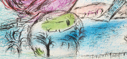 Marc Chagall, Composition (Cramer 50; Mourlot 356), Derrire Le Miroir, Lithograph