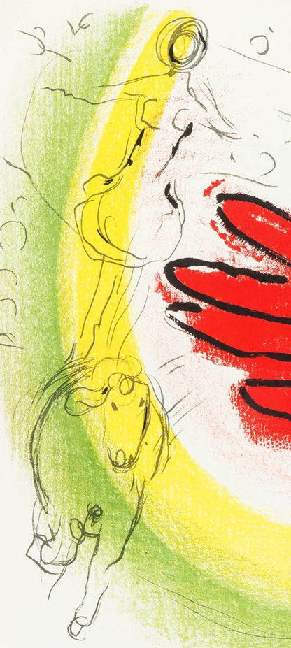 Marc Chagall, Composition (Cramer 26; Mourlot 153), Derrire Le Miroir, Lithograph