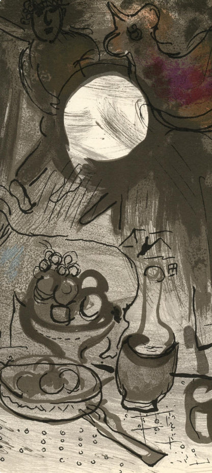 Marc Chagall, Composition (Mourlot 192-207; Cramer 34), Lithograph