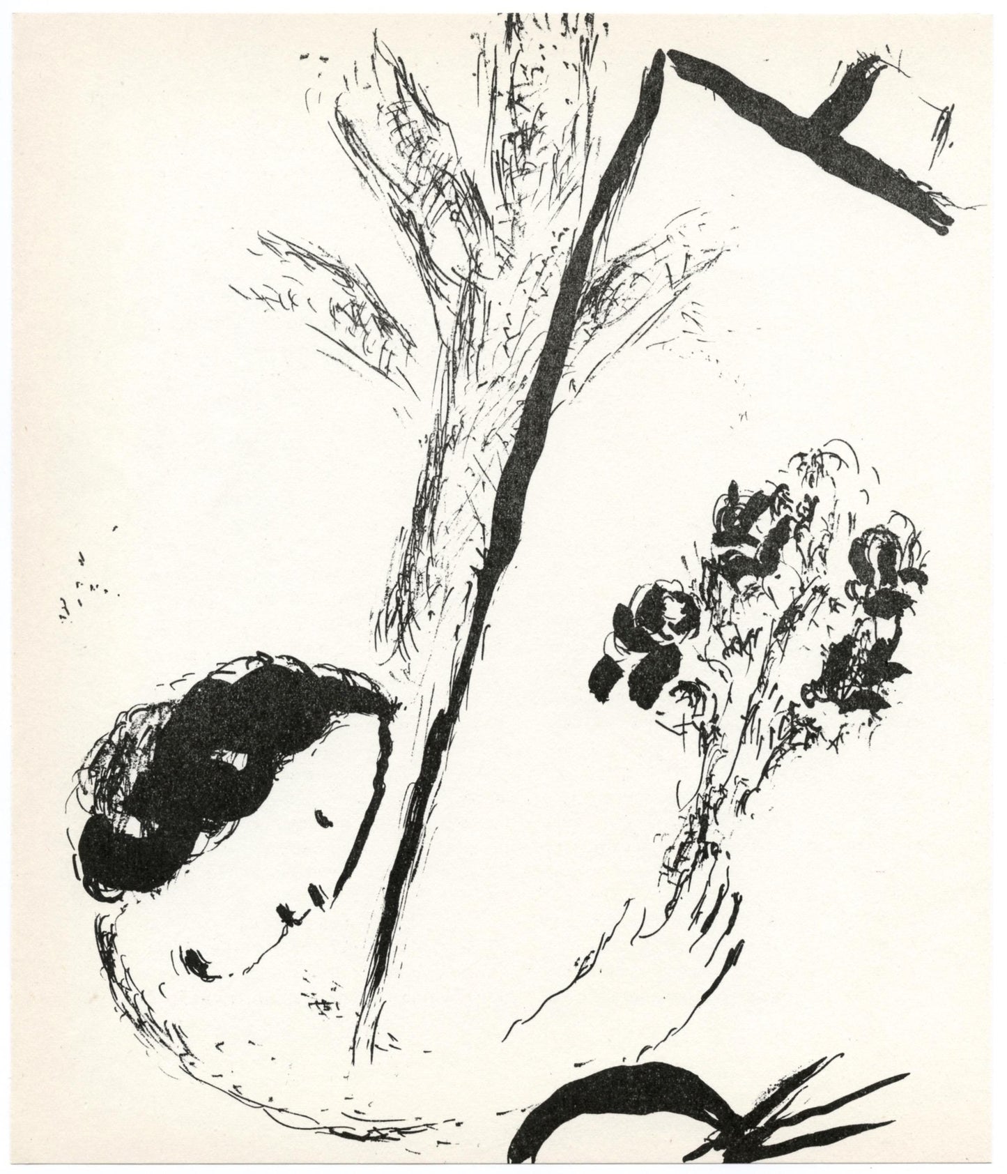 Marc Chagall, Composition (Mourlot 192-207; Cramer 34), Lithograph