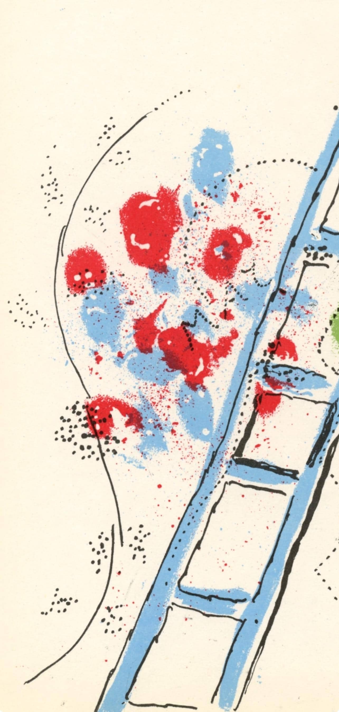 Marc Chagall, Composition (Mourlot 192-207; Cramer 34), Lithograph