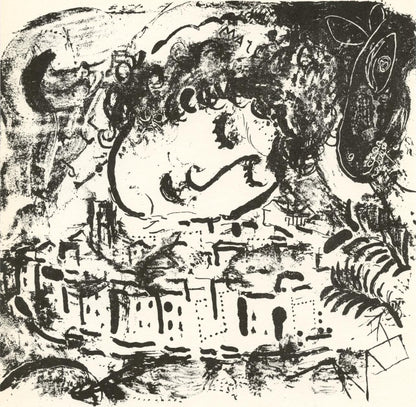 Marc Chagall, Composition (Mourlot 192-207; Cramer 34), Lithograph