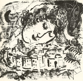 Marc Chagall, Composition (Mourlot 192-207; Cramer 34), Lithograph