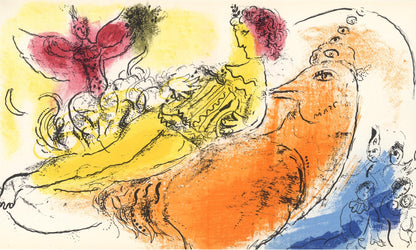 Marc Chagall, Composition (Mourlot 192-207; Cramer 34), Lithograph