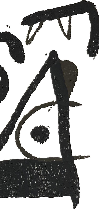 Joan Mir, Composition (Dupin 1294), Mir Graveur, Woodcut