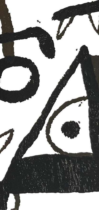 Joan Mir, Composition (Dupin 1294), Mir Graveur, Woodcut