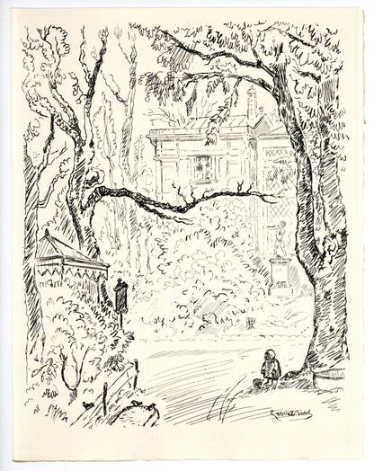 Gabriel Belot, Les Muses, A La gloire Paris, Etching